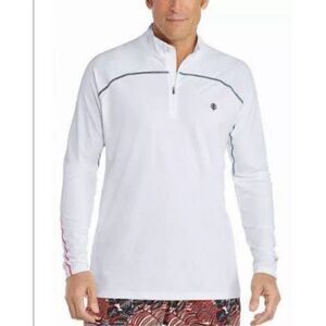 Coolibar UPF 50+ Men's Point Break Rash Guard - Sun Protective XXL